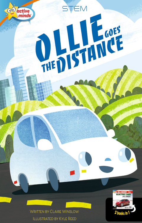 Cover image for book Ollie Goes the Distance / All About Electric Cars