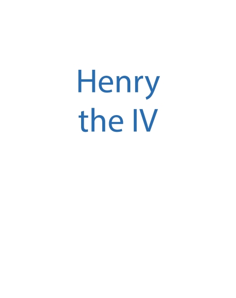 Cover image for book Henry the IV