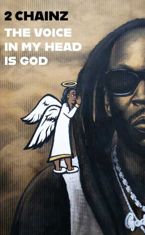 Cover image for book THE VOICE IN MY HEAD IS GOD