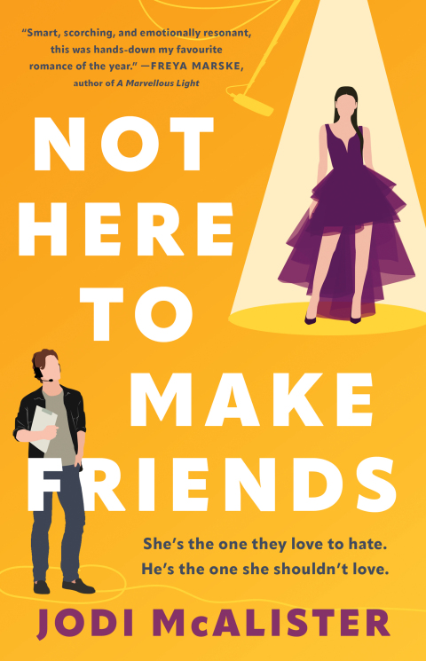 Cover image for book Not Here to Make Friends