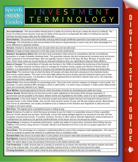 Cover image for book Investment Terminology
