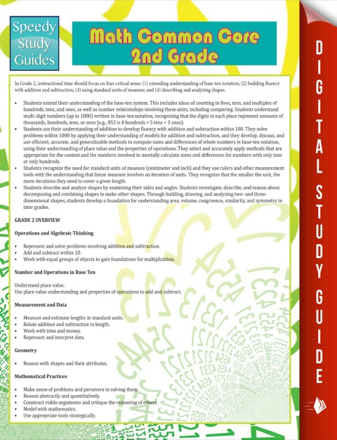 Cover image for book Math Common Core 2nd Grade (Speedy Study Guide)