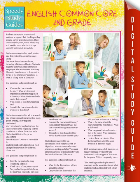 Cover image for book English Common Core 2nd Grade (Speedy Study Guide)