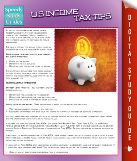 Cover image for book US Income Tax Tips