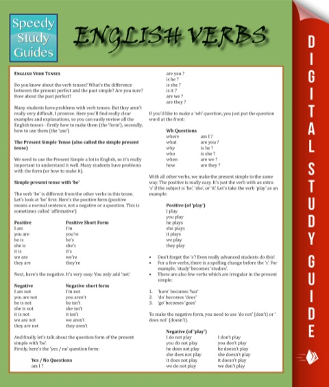 Cover image for book English Verbs