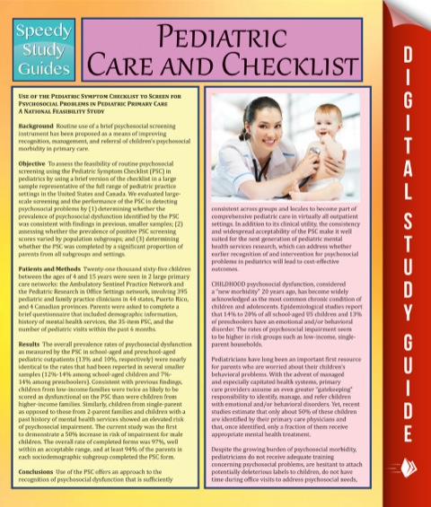 Cover image for book Pediatric Care and Checklist