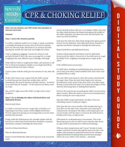Cover image for book CPR & Choking Relief