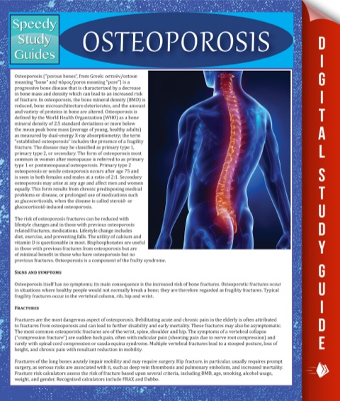 Cover image for book Osteoporosis