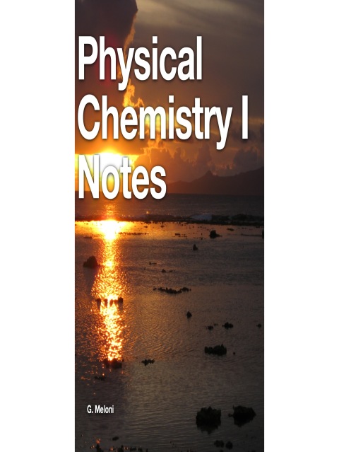 Cover image for book Physical Chemistry I Notes