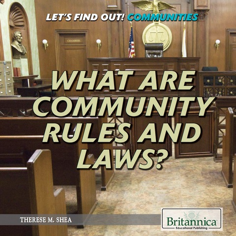 Cover image for book What Are Community Rules and Laws?