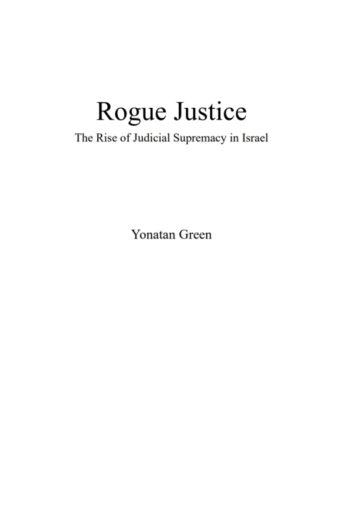 Cover image for book Rogue Justice