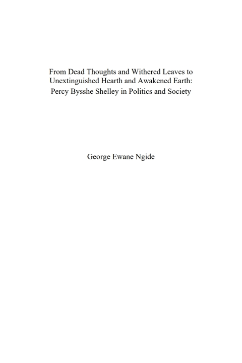 Cover image for book From Dead Thoughts and Withered Leaves To Unextinguished Hearth and Awakened Earth