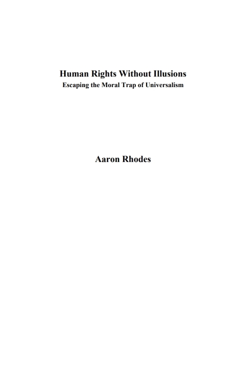 Cover image for book Human Rights Without Illusions
