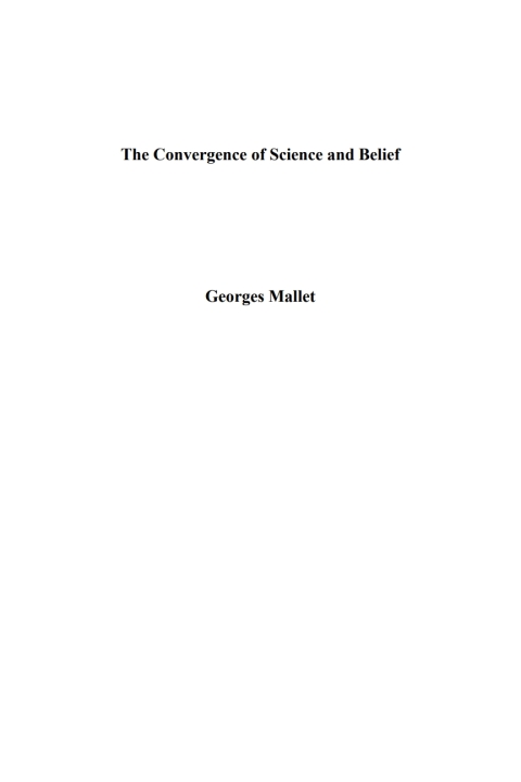 Cover image for book The Convergence of Science and Belief