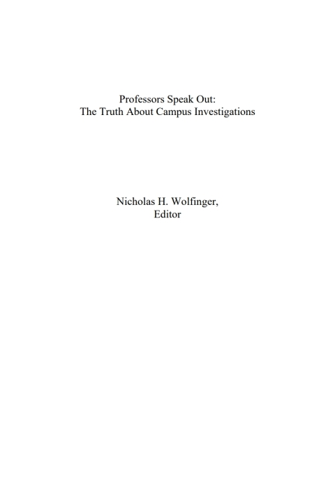 Cover image for book Professors Speak Out
