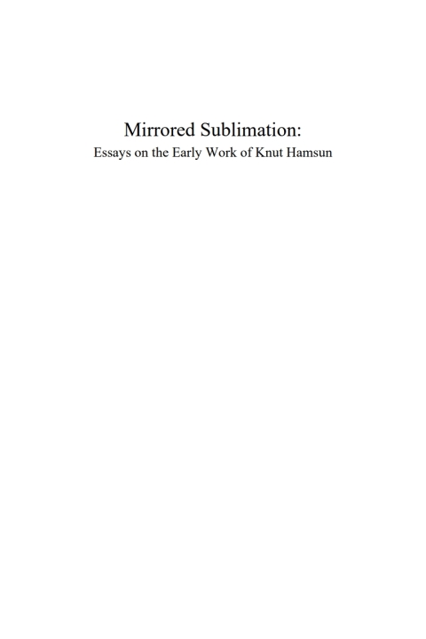 Cover image for book Mirrored Sublimation