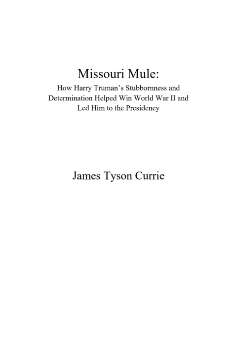 Cover image for book Missouri Mule