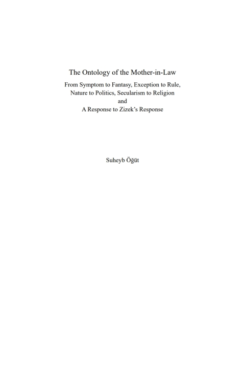 Cover image for book The Ontology of the Mother-in-Law