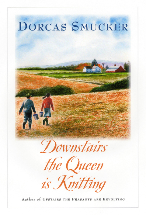 Cover image for book Downstairs the Queen is Knitting