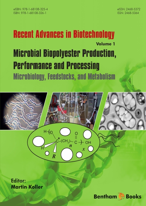 Cover image for book Microbial Biopolyester Production, Performance and Processing: Microbiology, Feedstocks, and Metabolism