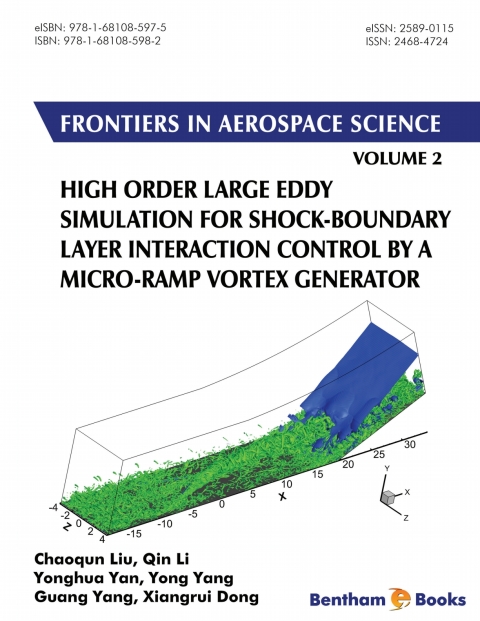 Cover image for book High Order Large Eddy Simulation for Shock-Boundary Layer Interaction Control by a Micro-ramp Vortex Generator