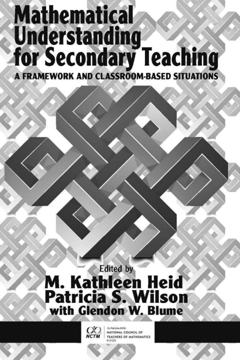 Cover image for book Mathematical Understanding for Secondary Teaching
