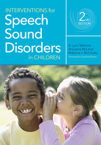 صورة الغلاف: Interventions for Speech Sound Disorders in Children 2nd edition 9781681253589