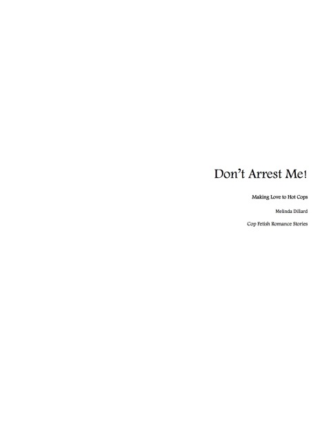 Cover image for book Don't Arrest Me!