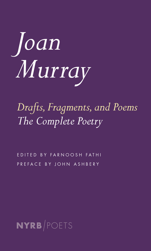 Cover image for book Drafts, Fragments, and Poems