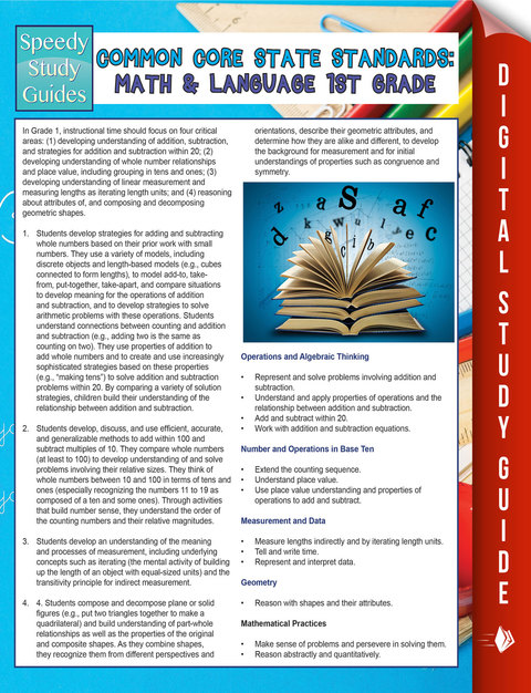 Cover image for book Common Core State Standards: Math And Language 1st Grade
