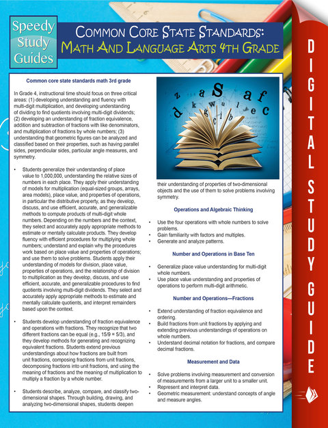 Cover image for book Common Core State Standards: Math And Language Arts 4th Grade