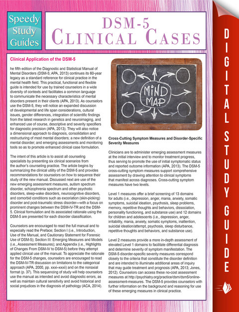 Cover image for book DSM-5 Clinical Cases (Speedy Study Guides)