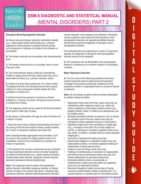 Cover image for book DSM-5 Diagnostic and Statistical Manual (Mental Disorders) Part 2