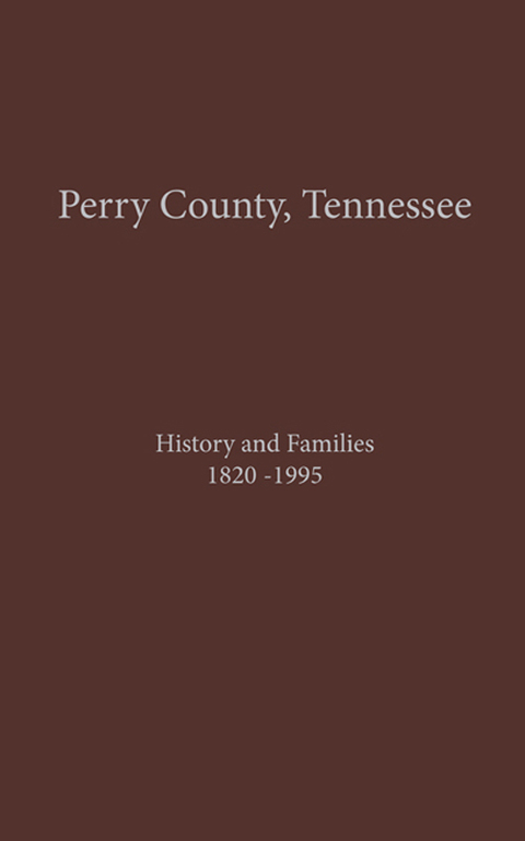 Cover image for book Perry County, TN Volume 1