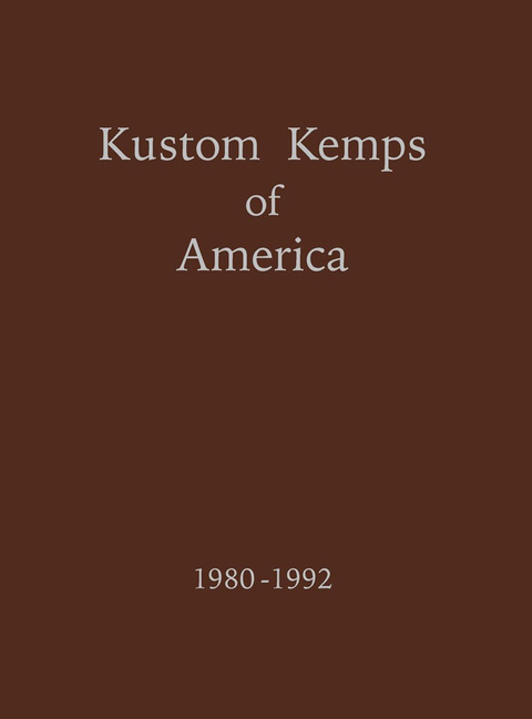 Cover image for book Kustom Kemps of America