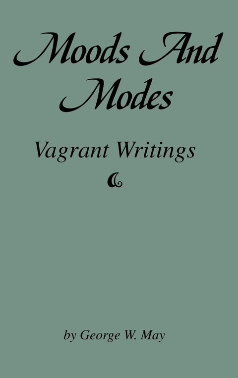 Cover image for book Moods and Modes