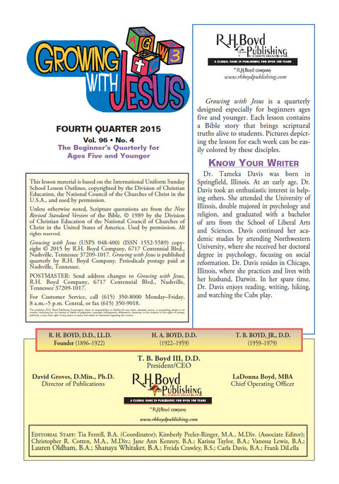 Cover image for book Growing with Jesus