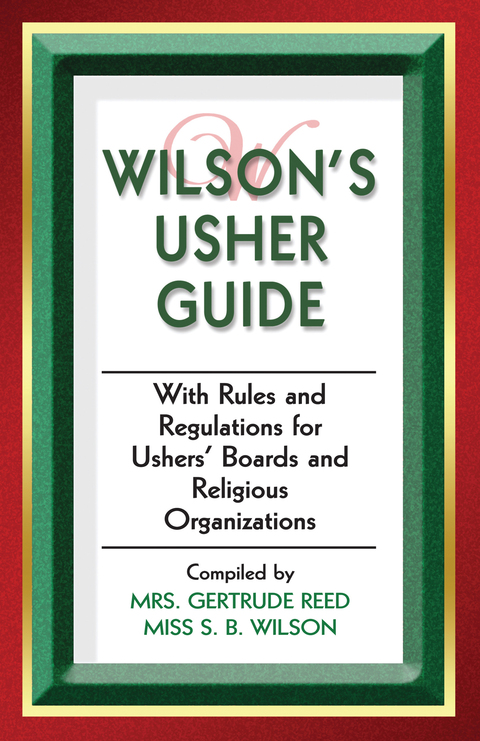 Cover image for book Wilson's Usher Guide
