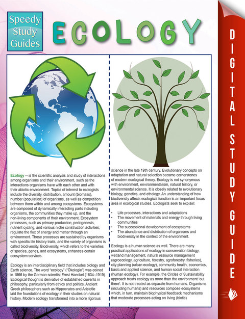 Cover image for book Ecology (Speedy Study Guides)