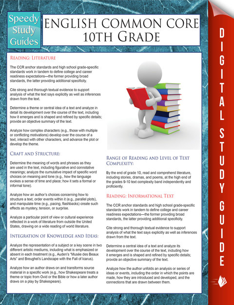 Cover image for book English Common Core 10th Grade (Speedy Study Guides)