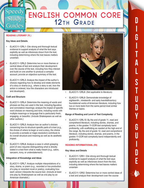 Cover image for book English Common Core 12th Grade (Speedy Study Guides)