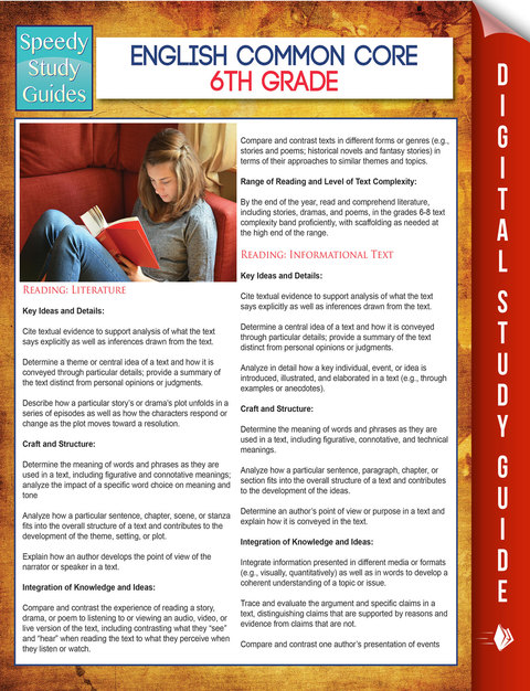 Cover image for book English Common Core 6th Grade (Speedy Study Guides)