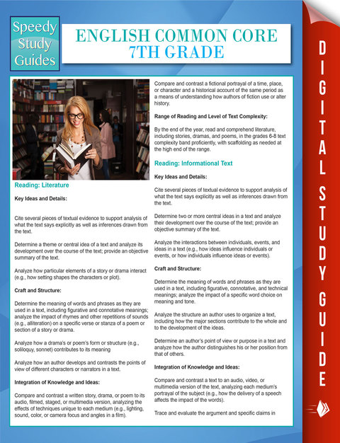 Cover image for book English Common Core 7th Grade (Speedy Study Guides)