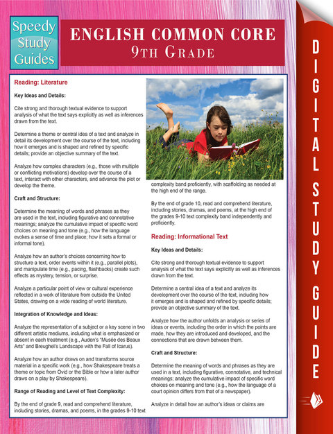 Cover image for book English Common Core 9th Grade (Speedy Study Guides)