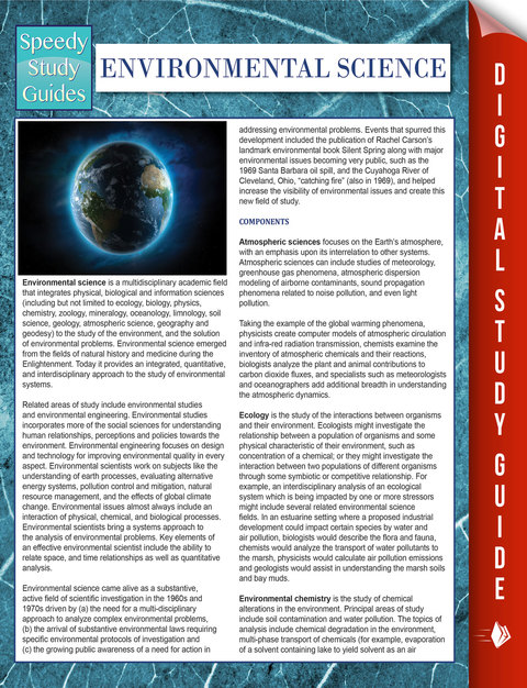 Cover image for book Environmental Science (Speedy Study Guides)