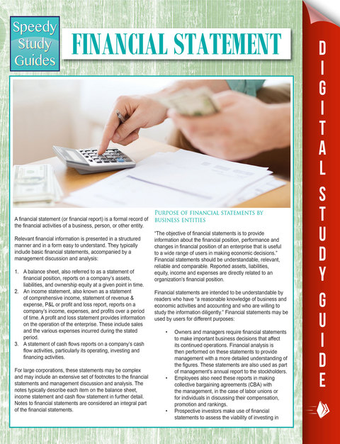 Cover image for book Financial Statements (Speedy Study Guides)