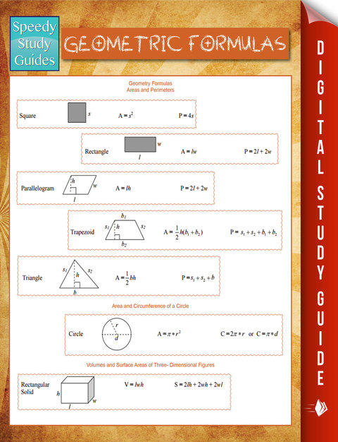 Cover image for book Geometric Formulas (Speedy Study Guides)