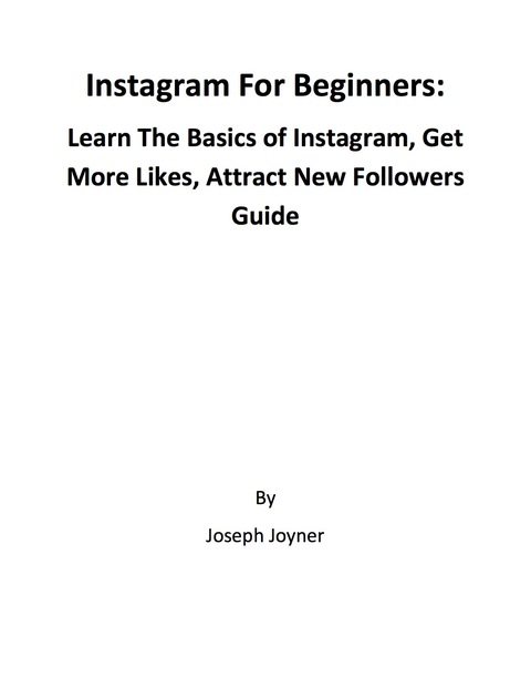 Cover image for book Instagram For Beginners