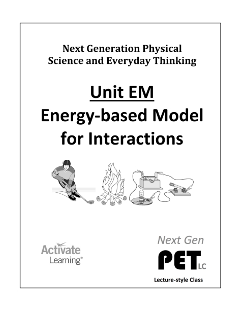 Cover image for book Next Gen PET, Unit EM: Energy-based Model for Interactions (lecture style)