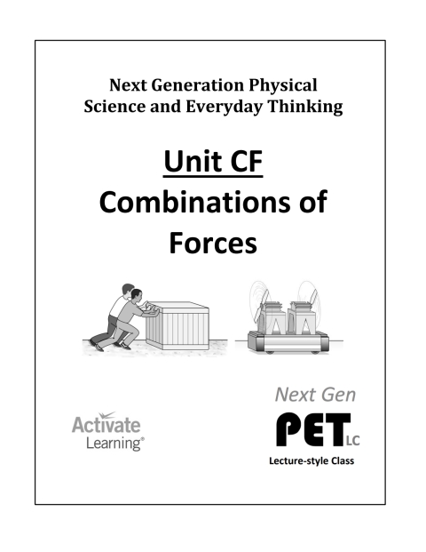 Cover image for book Next Gen PET, Unit CF: Combinations of Forces (lecture style)